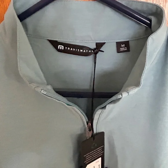 Travis Mathew Swell Season Quarter Zip Shirt Golf Performance Mens Medium $140